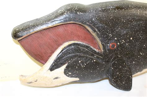 Sold Price Folk Art Carved And Hand Painted Whale Invalid Date Edt