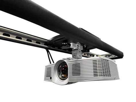 Supports up to 33.3lb (15kg). Golf Simulator Sliding Cage Attached Projector Mount