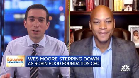 Wes Moore On Stepping Down As Robin Hood Foundation Ceo