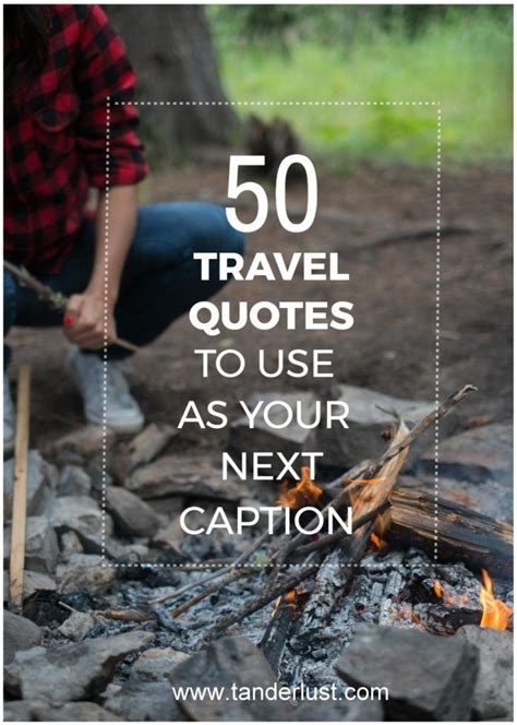 50 Travel Quotes To Use As Your Next Caption Tanderlust