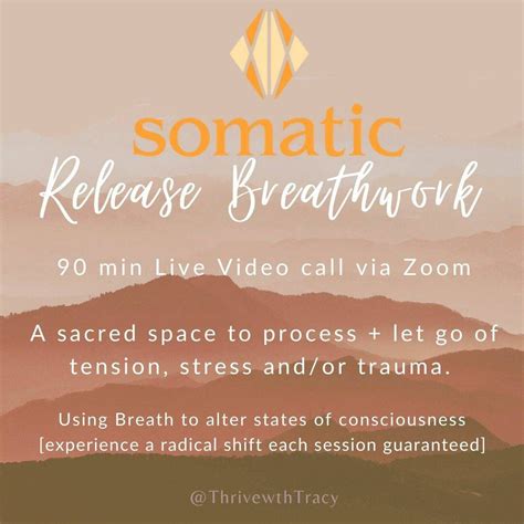 Somatic Release Breathwork Session Etsy