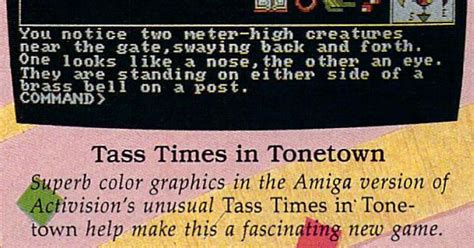 Tass Times In Tonetown Video Game Videogamegeek