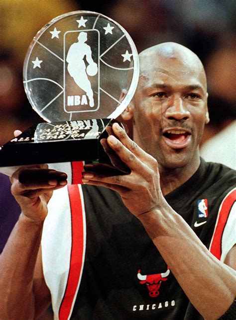 Michael Jordan Chicago Bulls Most Valuable Player Mvp Nba All Star Game