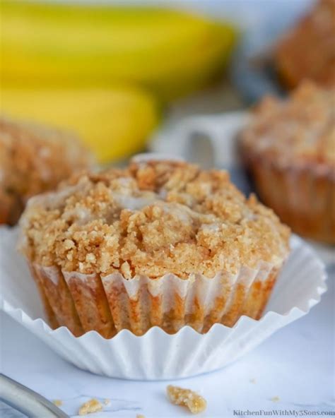 Easy Banana Muffins Recipe L Kitchen Fun With My 3 Sons