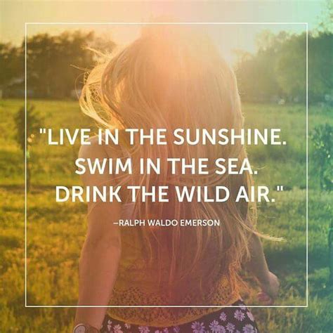 Live In The Sunshine Swim In The Sea Drink In The Wild Air Ralph