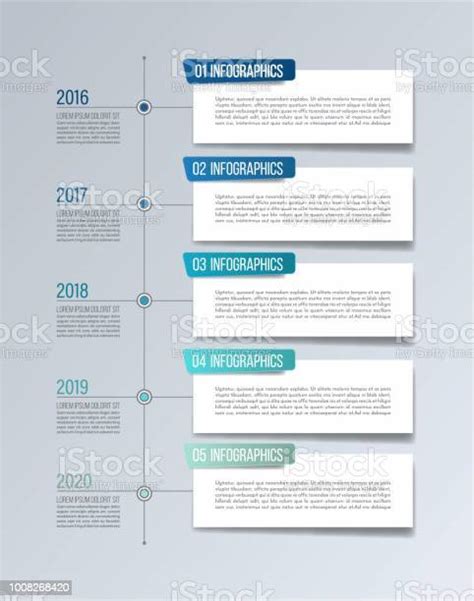 Timeline Infographics Vector Template Business Concept For Diagrams