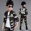 2018 Spring Fall Little Boys Fashion Camouflage Clothing Set Baby Kid 