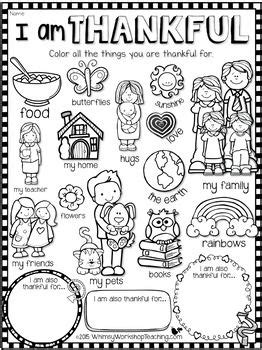 When autocomplete results are available use up and down arrows to review and enter to select. I Am Thankful FREE Writing About Gratitude - Whimsy ...