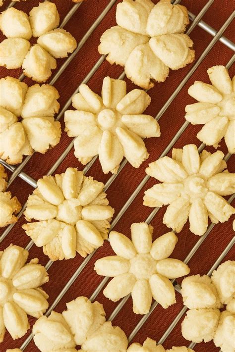 Beat at low speed until dough forms. 5 Ingredient Holiday Cookie Press Shortbread Recipe with ...