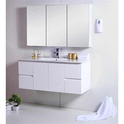 Shop over 680 top white bathroom wall cabinet and earn cash back all in one place. Best BM Vanity Cabinet 1200mm 2 Doors 4 Drawers Gloss ...