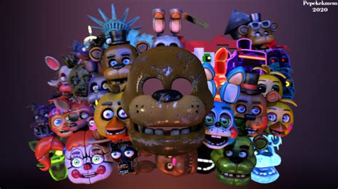 All Fnaf Ar Characters Fivenightsatfreddys Fnaf Fnaf Art Fnaf Baby