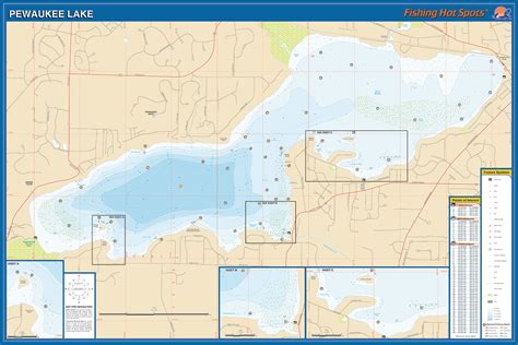Pewaukee Lake Depth Map Zip Code Map
