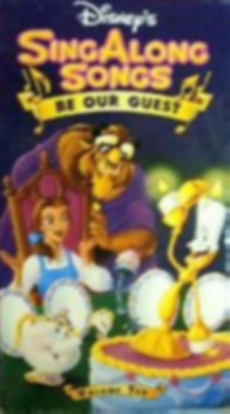 Disney S Sing Along Songs Be Our Guest Vol 1 Vhs VHS Tapes