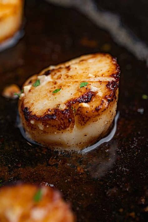 Pan Seared Scallops Sautéed In A Delicious Browned Butter