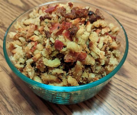 Bacon And Sausage Stuffing Recipe Thrive Dairy Free