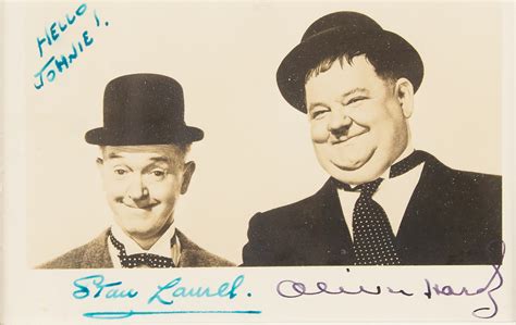 Laurel And Hardy Signed Photograph Rr Auction