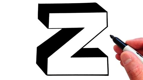 How To Draw 3d Letters A To Z Otosection