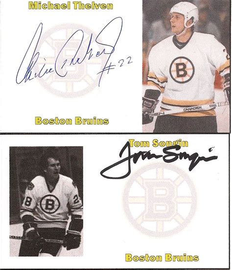 Bruins Istragram Boston Bruins Autographs Hockey Famous Comics