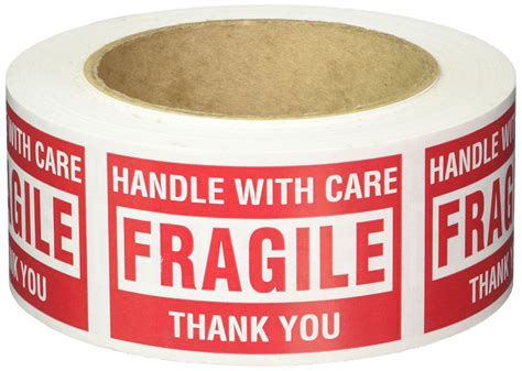 Mesa Label Express 2 X 3 Fragile Handle With Care Shipping Labels