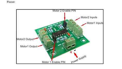 L293d Driver Board And Dc Motor Speed Control Project Guidance