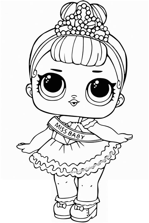 Lol Surprise Dolls Coloring Pages Print Them For Free All The Series