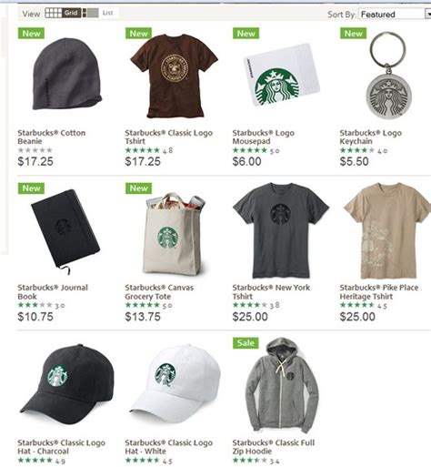 Now Has Starbucks Merch Mouse Pads Grocery Sacks