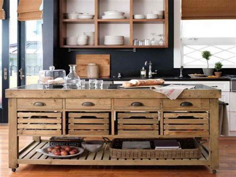 Rustic Kitchen Islands And Carts - Ideas on Foter
