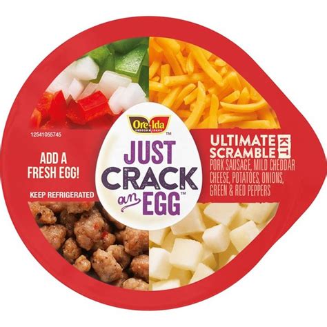 Just Crack An Egg Ultimate Scramble Kit Breakfast Bowls 3 Oz From