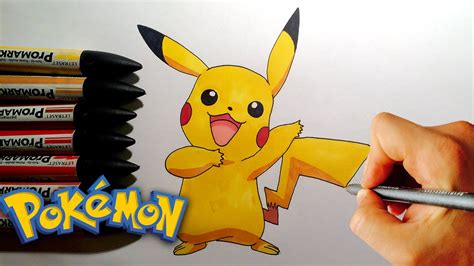 How To Draw Pikachu From Pokemon Step By Step Drawing Lesson