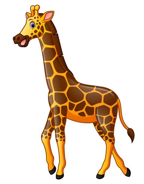 Happy Giraffe Cartoon Vector Premium Download