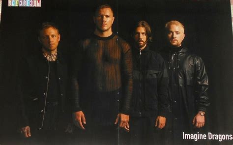 Imagine Dragons Måneskin Magazine Double Sided Poster A3 Russia