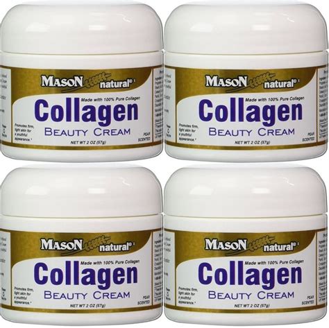 4 X Pure Collagen Cream Moisturizing Hydrolyzed Reduce Fine Lines