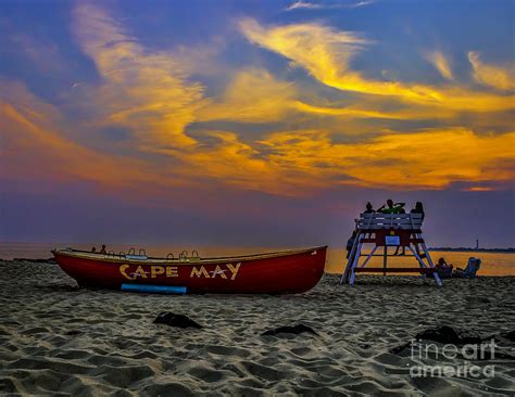 Summer Sunset In Cape May Nj Photograph By Nick Zelinsky