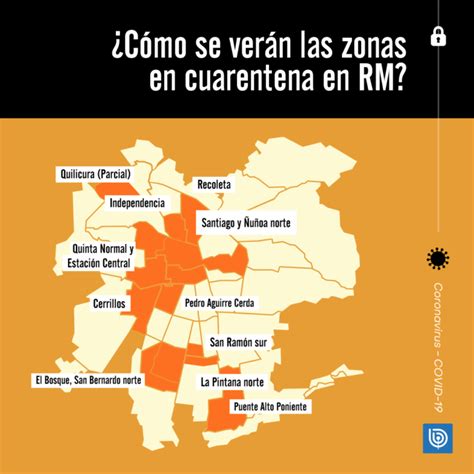 ¿qué comunas entran en cuarentena y cuáles salen? Entra en vigencia cuarentena en 4 comunas de Santiago y 2 ...