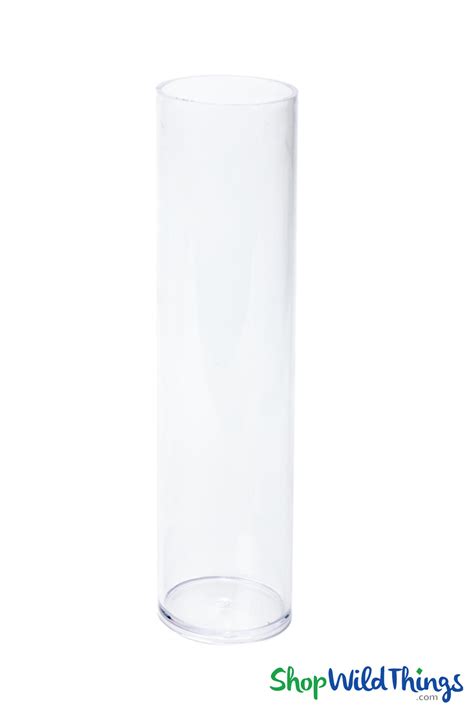 Quality Acrylic Cylinder Vase Clear 4 W X 15 H