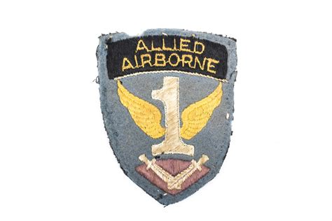 British Made Us 1st Allied Airborne Patch Fjm44