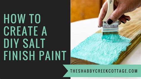 Diy Salt Paint Recipe Youtube