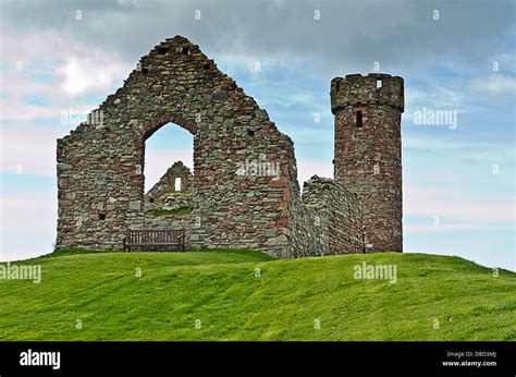 Peel Castle Stock Photo Alamy