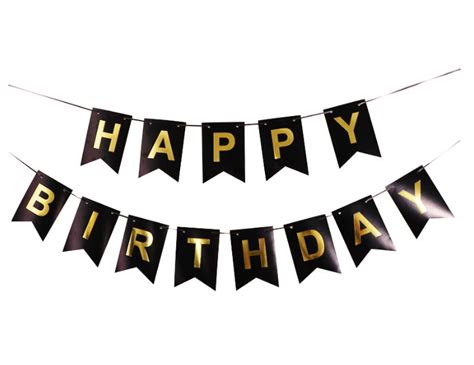 Top Quality Happy Birthday Letter Bunting Banner For Birthday Party