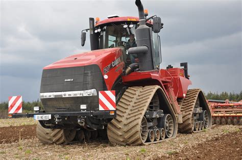 Case Ih Quadtrac 620 Tractor With A Vaderstad Topdown 700 Cultivator