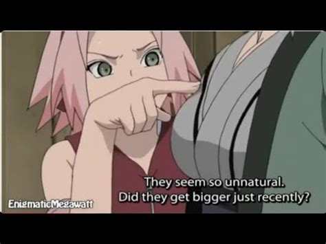 FUNNY MOMENT Sakura Touch Tsunades Breast Naruto Shippuden HD YouTube