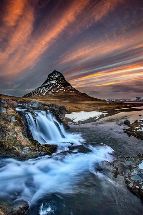 Kirkjufell Sunrise Iceland By Snorri Gunnarsson Beautiful Nature