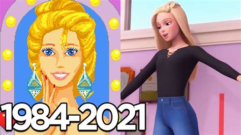 Evolution Of Barbie Games 1984 2021 Youtube