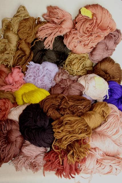 Vintage Wool Yarn Tapestry Needlepoint Or Crewel Embroidery Thread Hanks
