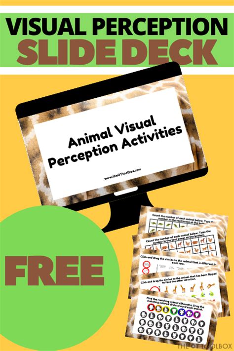 Free Therapy Slide Deck Animal Visual Perception The Ot Toolbox