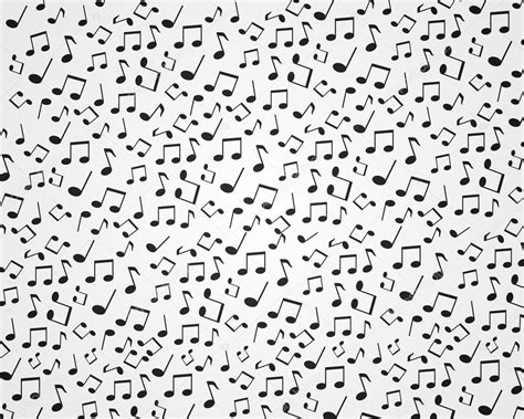 Music Note Wallpaper Black