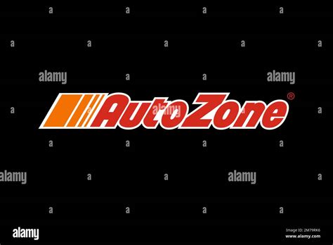 Autozone Logo Black Background Stock Photo Alamy