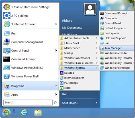 Bring Back Windows Classic Start Menu In Windows 8 With Classic Shell