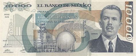The worst day for conversion of 10000 mexican peso in us dollar in last 10 days was the 23/02/2021. RealBanknotes.com > Mexico p90b: 10000 Pesos from 1988