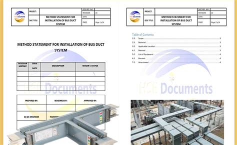 Method Statement For Aluminum Hvac Duct Installation